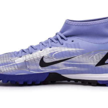 Nike Mercurial Superfly 8 Academy TF KM Flames - Violet/Argenté – Image 2