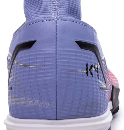 Nike Mercurial Superfly 8 Academy TF KM Flames - Violet/Argenté – Image 5