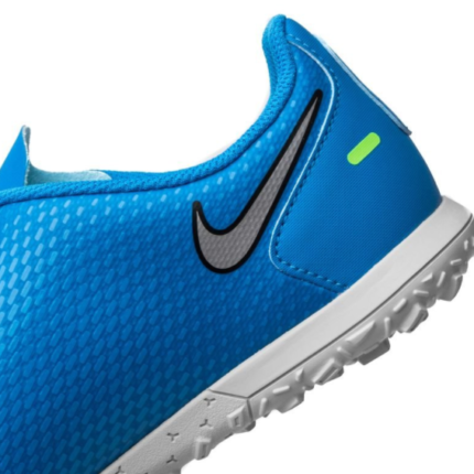 Nike Phantom GT Club TF Spectrum - Bleu/Argenté/Vert Enfant – Image 4