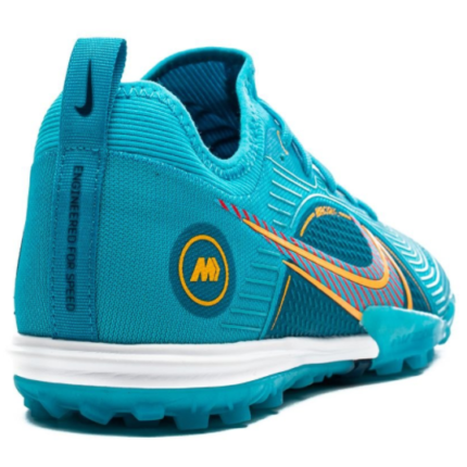 Nike Mercurial Zoom Vapor 14 Pro TF Blueprint - Bleu/Orange/Bleu – Image 3