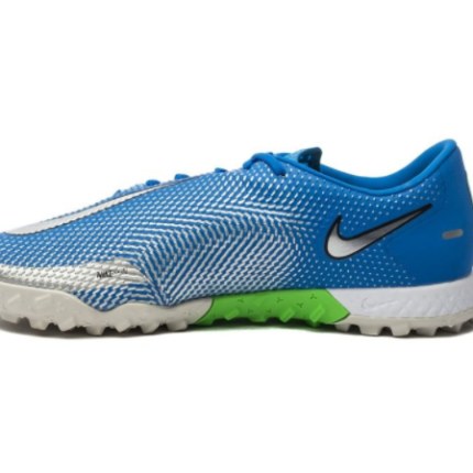 Nike Phantom GT Pro TF Spectrum - Bleu/Argenté/Vert – Image 4