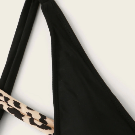 Maillot de bain une pièce à imprimé léopard – Image 5