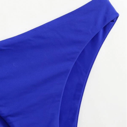 Bikini à épaules nouées / Bleu Indigo – Image 4